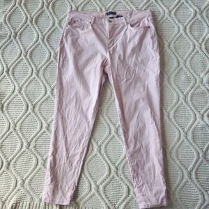 Pink Bandolino Lisbeth Skinny Jeans Size 16